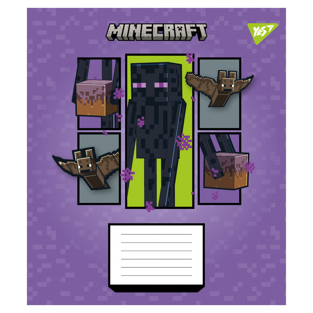 Зошит шкільний Yes Minecraft Arrows 12 аркушів лінія 767571. Фото 5