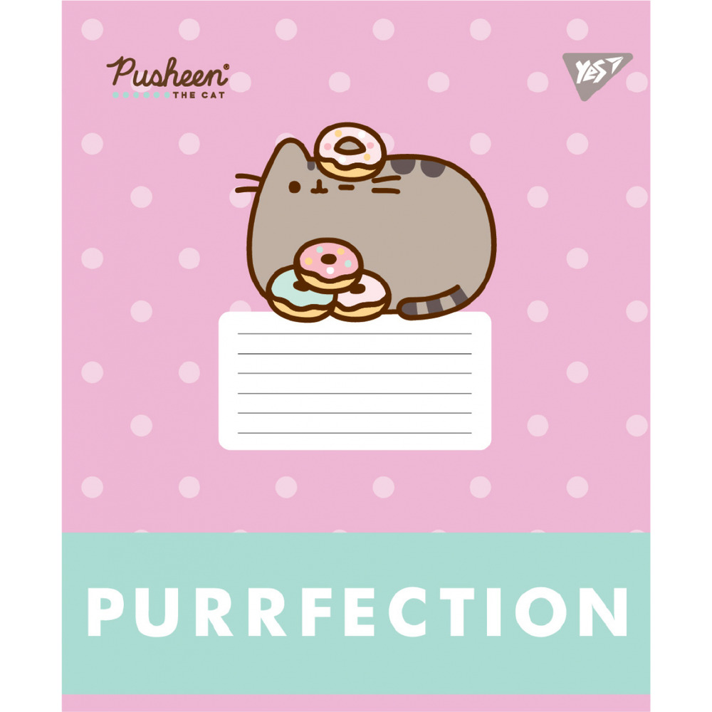 Зошит шкільний Yes Pusheen Candy 12 аркушів лінія 767598. Фото 4