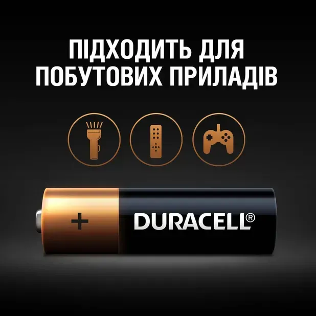 Батарейка Duracell Basic AA/LR06 12шт 42898634OE. Фото 3