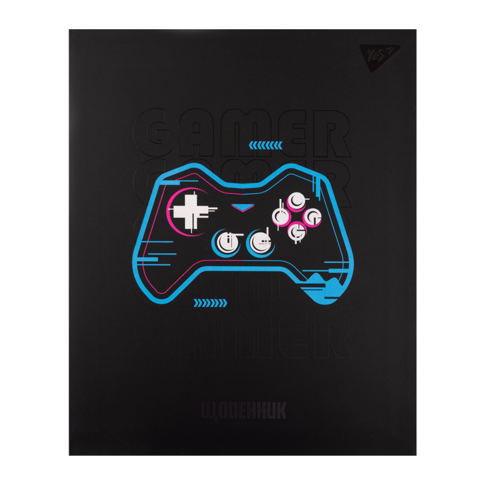 Щоденник шкільний YES інтегральний А5 40 аркушів Gamer 911650