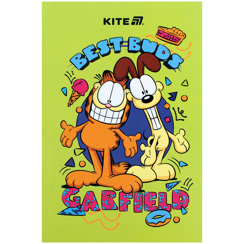 Блокнот Kite Garfield GF25-193-2, термобіндер, А5, 64 аркуші, нелінований