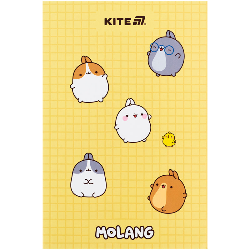 Блокнот Kite Molang ML25-193, термобіндер, А5, 64 аркуші, нелінований
