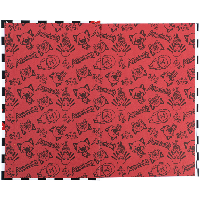 Книга записна Kite Aggretsuko AR25-199, тверда обкладинка, А6, 80 аркушів, клітинка. Фото 3