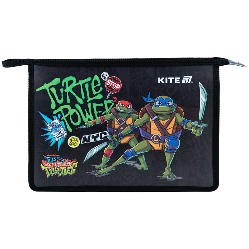 Папка на блискавці Kite Ninja Turtles NT25-428, A4+. Фото 2