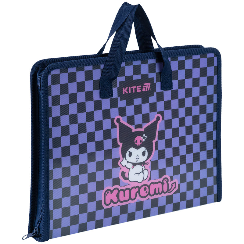 Папка-портфель на блискавці Kite Kuromi HK25-202-2, 1 відділення, A4. Фото 2