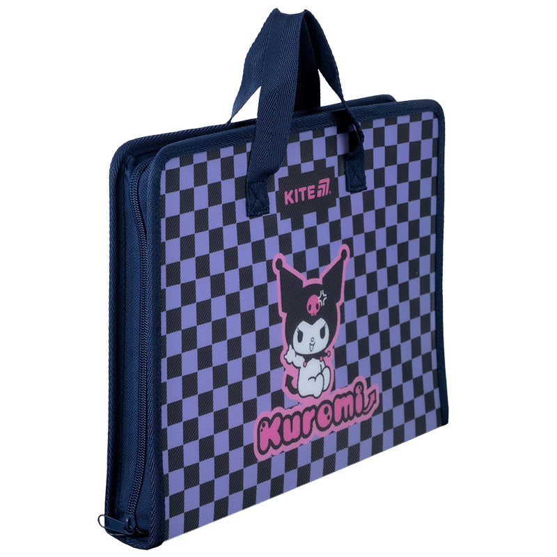 Папка-портфель на блискавці Kite Kuromi HK25-202-2, 1 відділення, A4. Фото 3