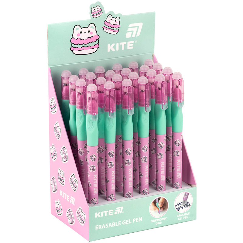 Ручка гелева пиши-стирай Kite Smart Feel Good K25-098-2, синя