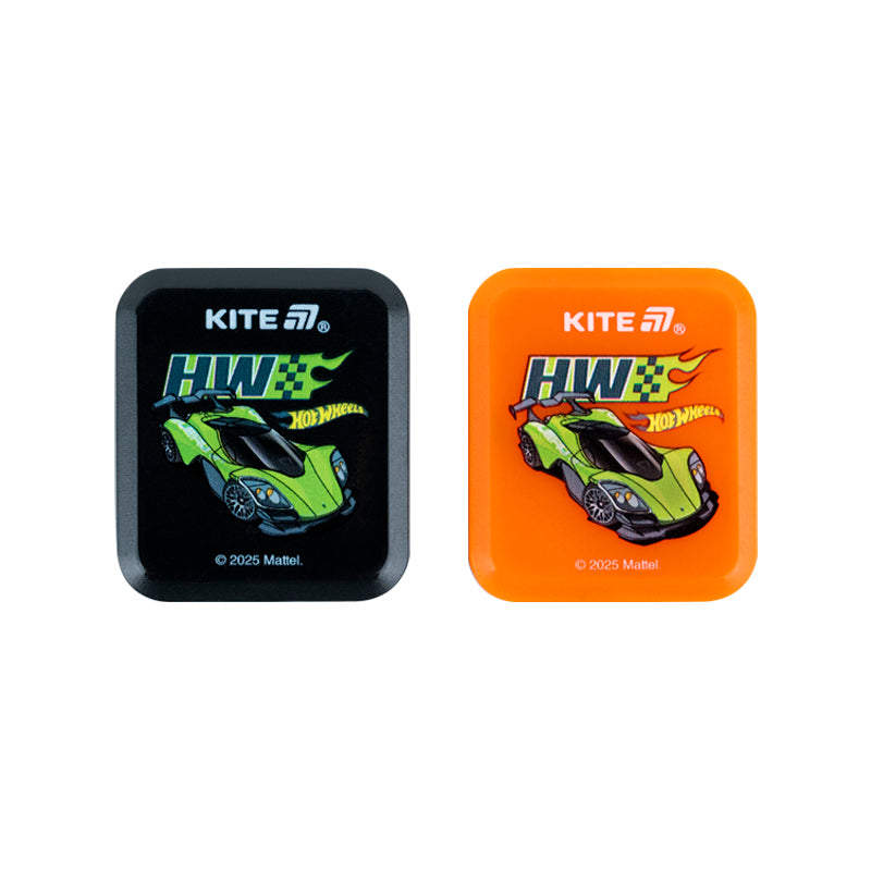 Точилка з контейнером прямокутна Kite Hot Wheels HW25-116. Фото 2