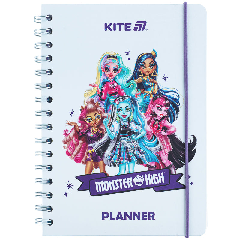 Щоденник на спіралі Kite Monster High MH25-438, тверда обкладинка