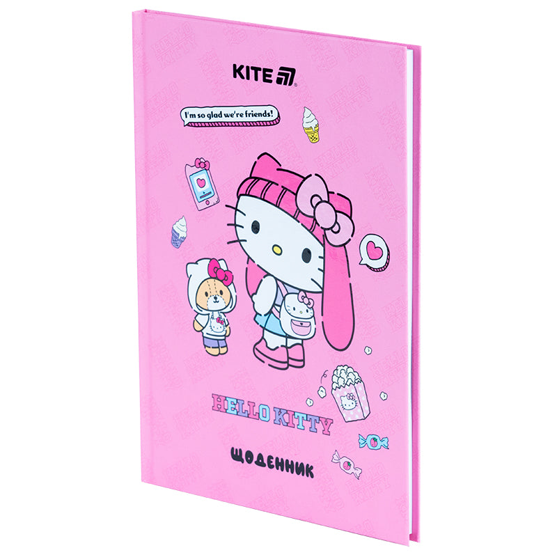 Щоденник шкільний Kite Hello Kitty HK25-262-2, тверда обкладинка. Фото 2