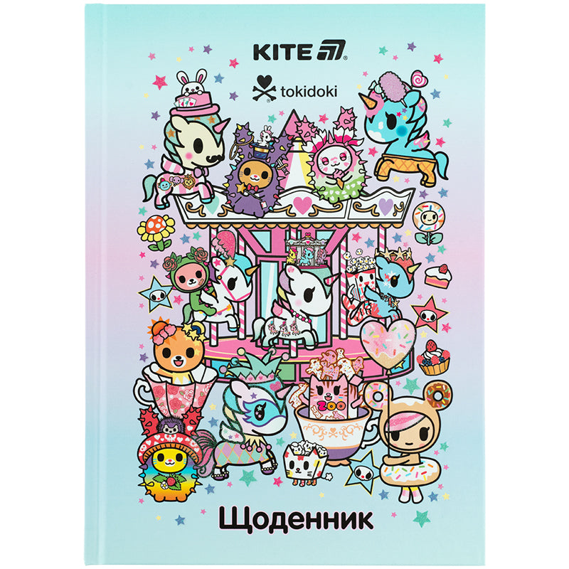 Щоденник шкільний Kite tokidoki TK25-262, тверда обкладинка