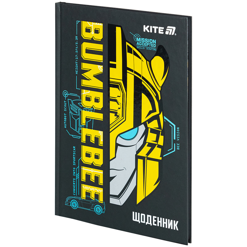 Щоденник шкільний Kite Transformers TF25-262, тверда обкладинка. Фото 2