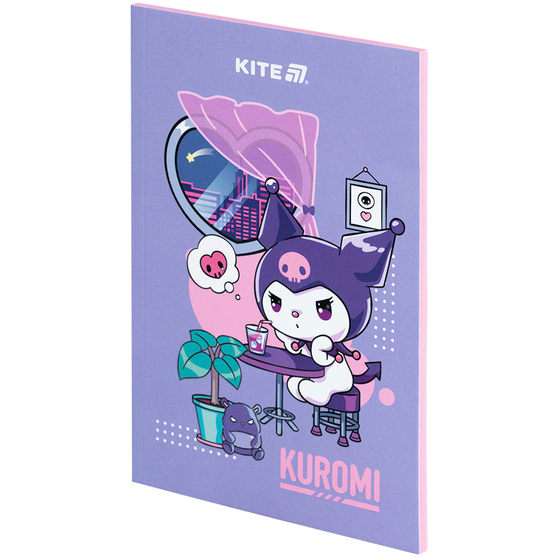 Блокнот Kite Kuromi HK25-193, термобіндер, А5, 64 аркуші, нелінований. Фото 2