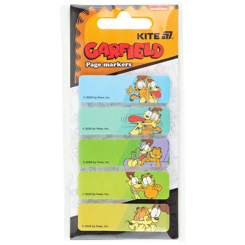 Закладка паперова з малюнком Kite Garfield GF25-480, 100 шт, 5х15х50 мм, прямокутна. Фото 2
