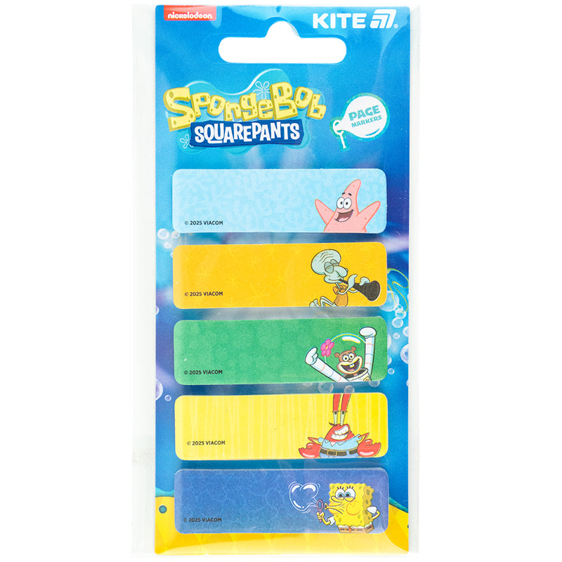 Закладка паперова з малюнком Kite Sponge Bob SB25-480, 100 шт, 5х15х50 мм, прямокутна. Фото 2