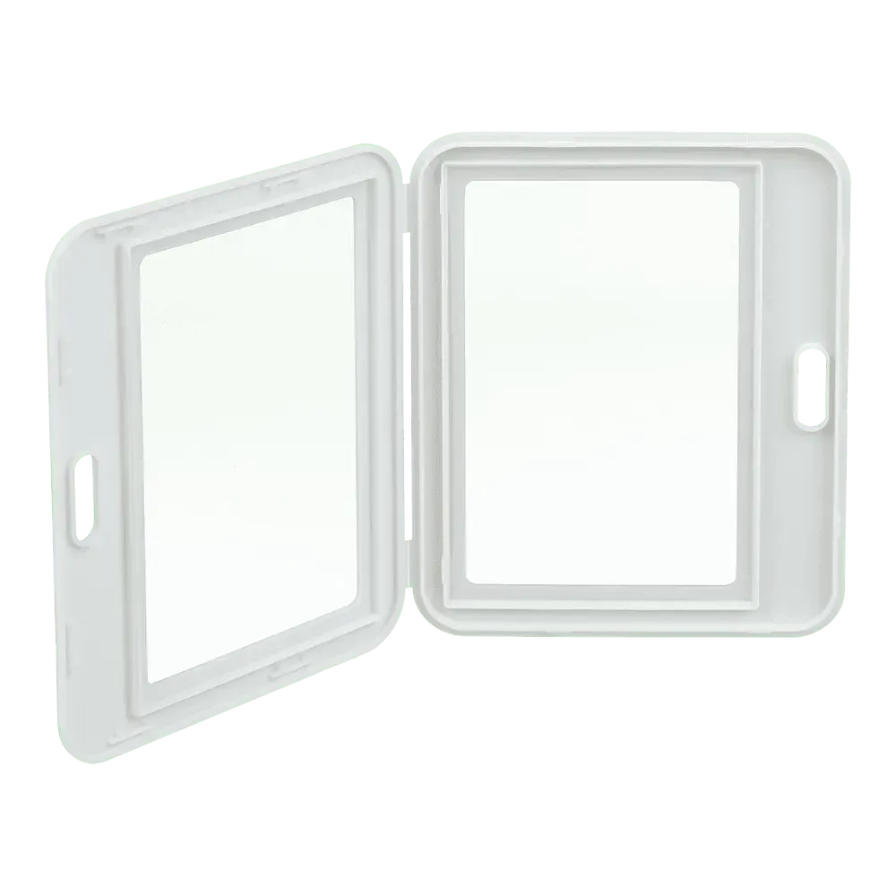 Бейдж Buromax горизонтальний, 101х80 мм, PP+PVC, білий BM.5415-12. Фото 2