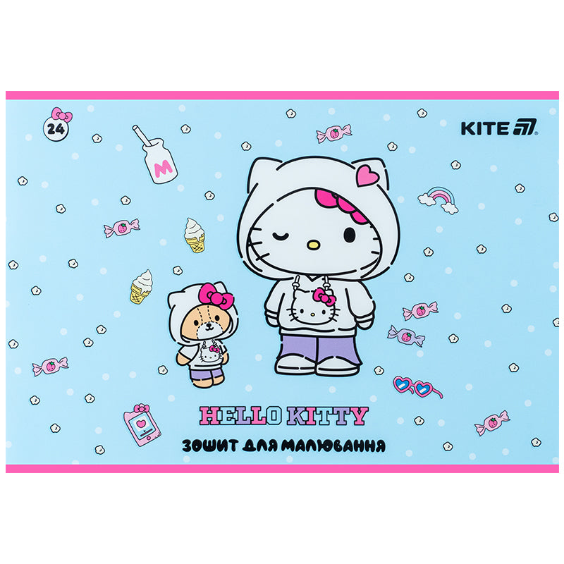 Альбом для малювання Kite Hello Kitty HK25-242-1, 24 аркуші. Фото 3