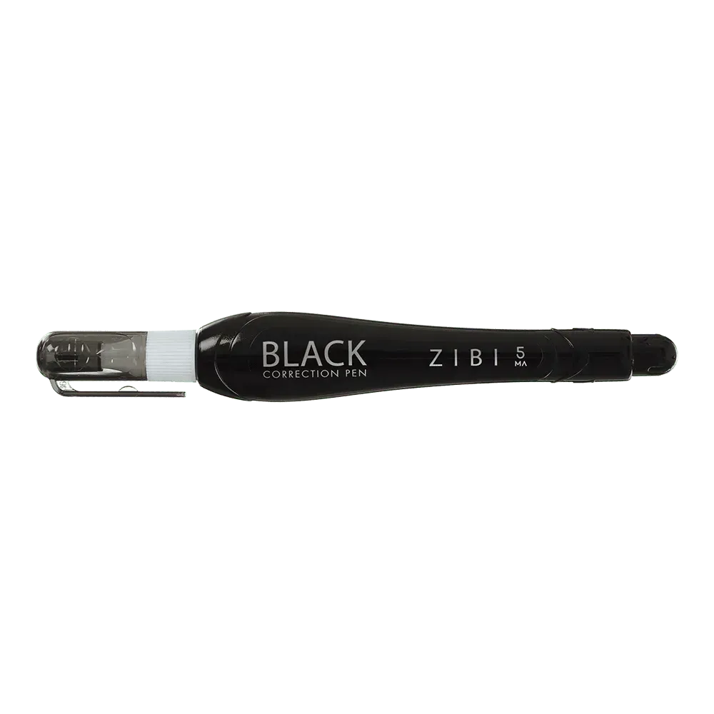 Коректор-ручка 5 мл ZiBi Black спиртова основа ZB.2903 (24 шт). Фото 2