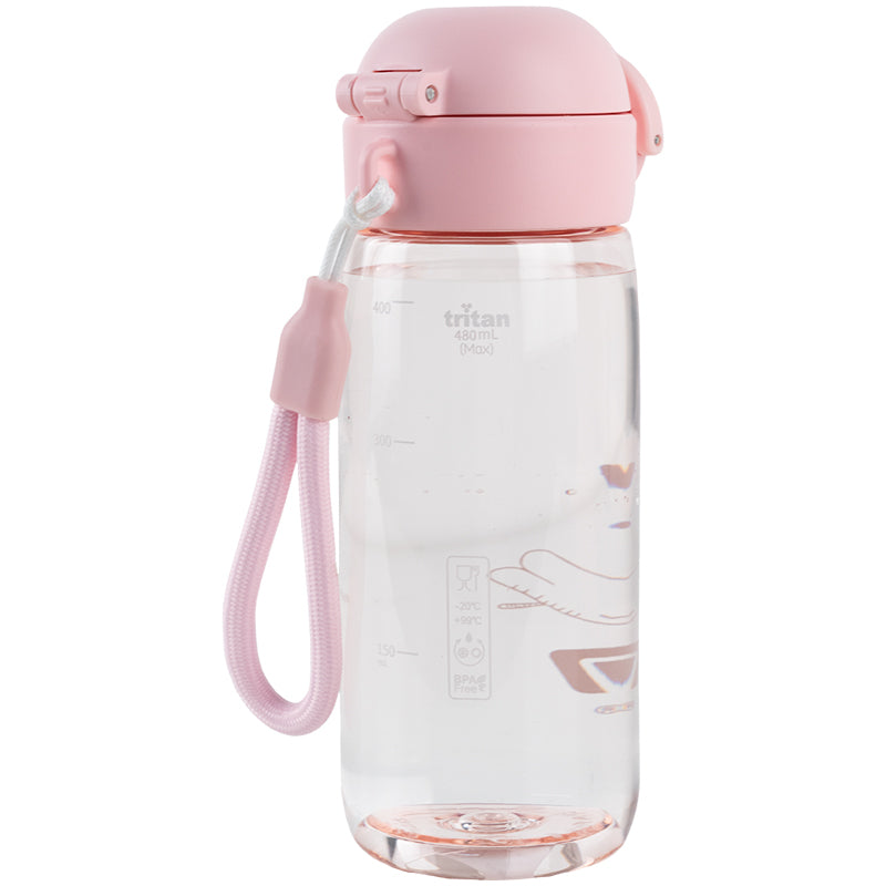 Пляшечка для води Kite K25-1236-3, 480 мл, рожева. Фото 2