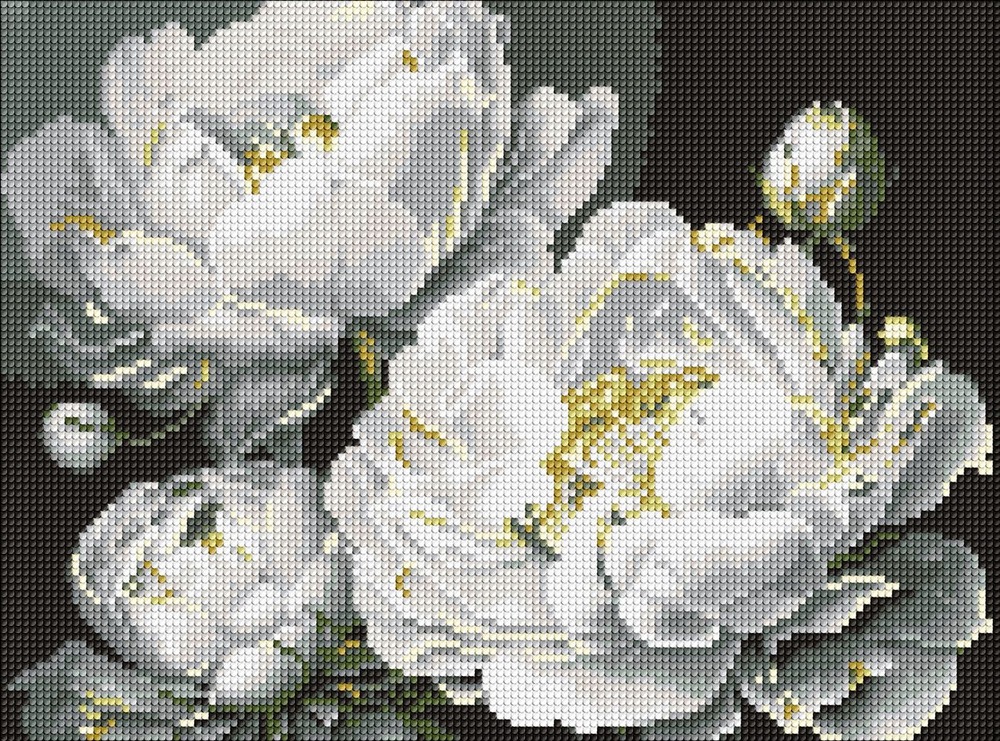 Ideyka  Алмазна мозаїка "Бездоганна краса" 30x40см