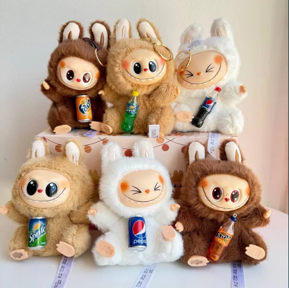 Лабубу м`яка іграшка Pepsi Fanta Sprite 15см 2 сезон . Фото 2