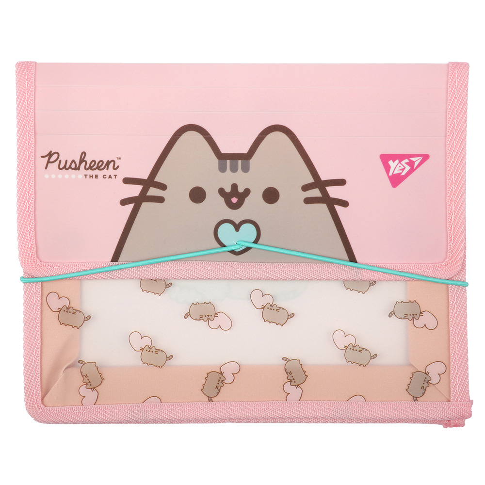Папка для зошитів Yes пластикова на резинці В5 Pusheen 492306