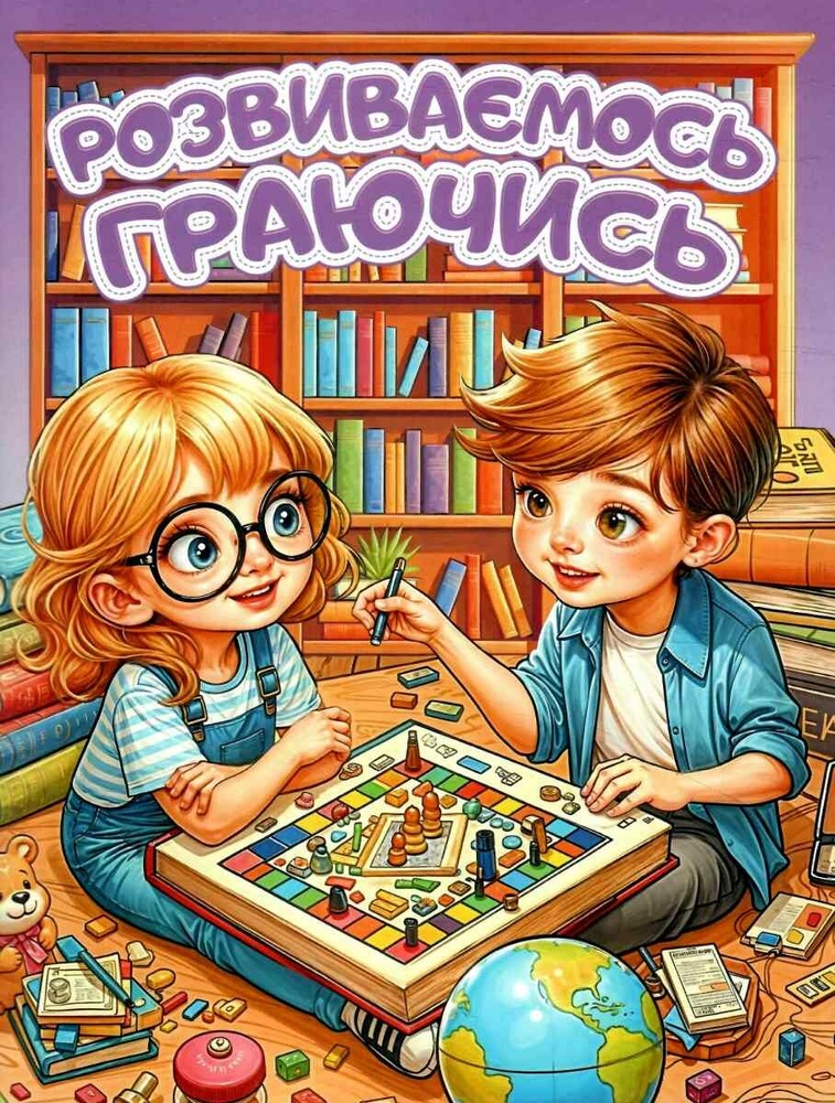 Книга Розвиваємось граючись. Фіолетова