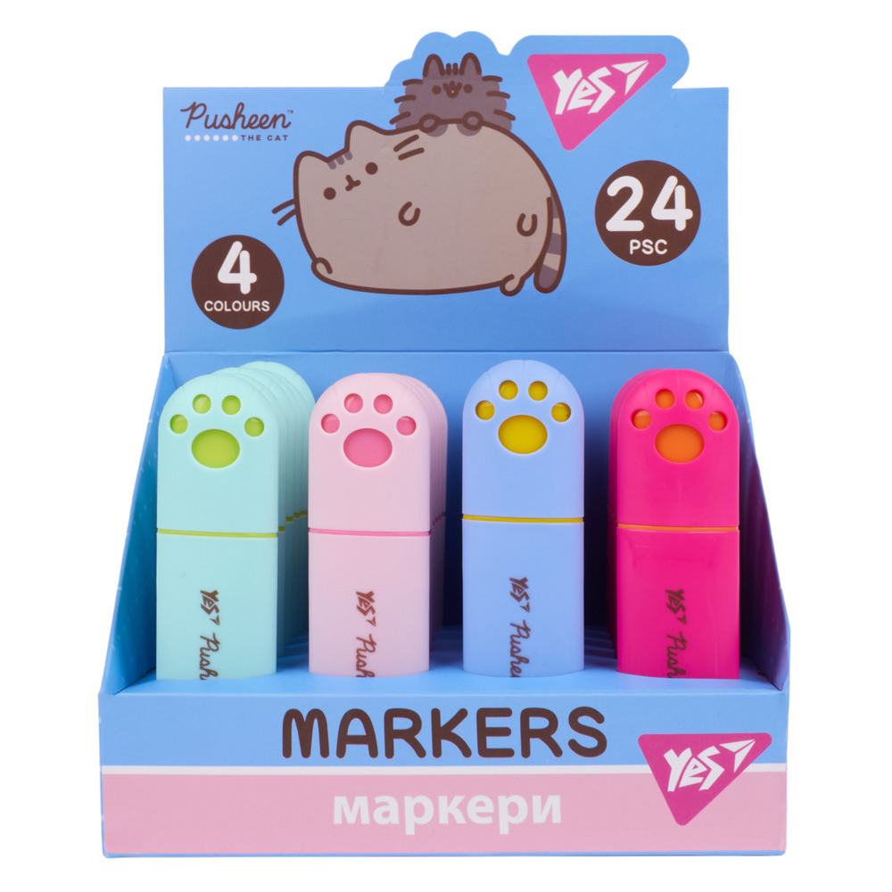 Маркер текстовий Yes Pusheen 391099
