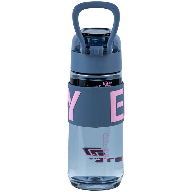 Пляшечка для води Kite K25-1232-2, 550 мл, сіро-рожева. Фото 2