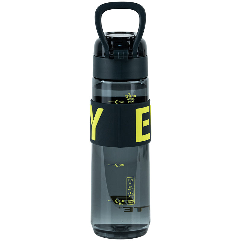 Пляшечка для води Kite K25-1233-1, 680 мл, чорно-жовта. Фото 2