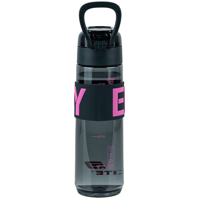 Пляшечка для води Kite K25-1233-3, 680 мл, чорно-рожева. Фото 2