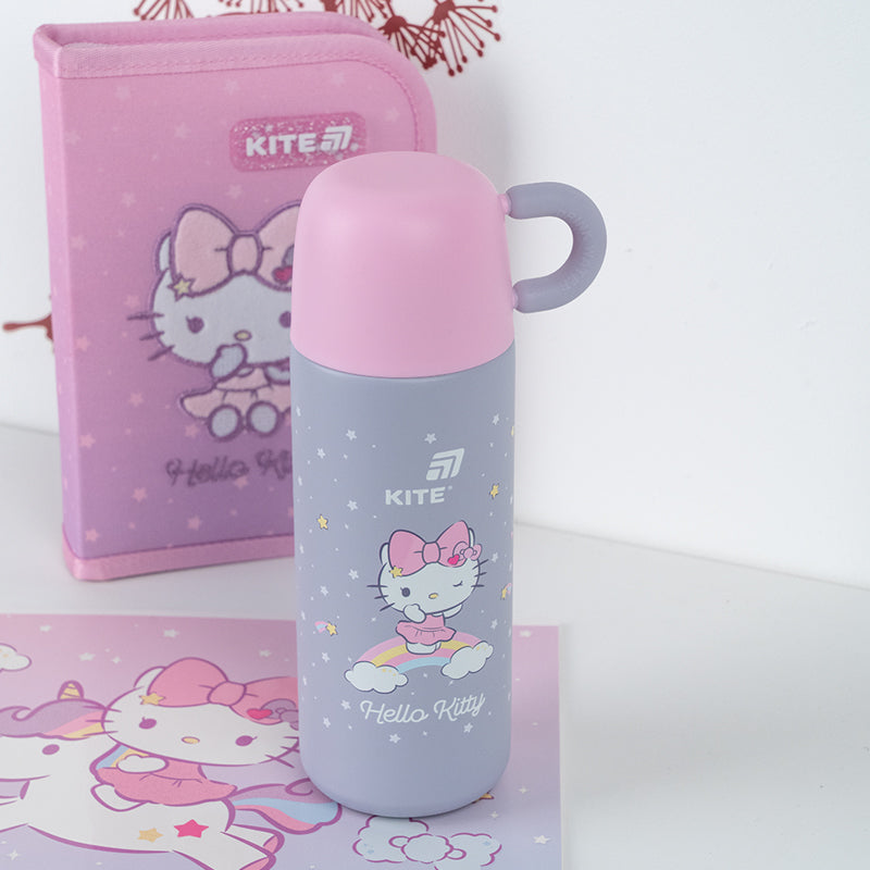 Термос Kite Hello Kitty HK25-312-1, 480 мл, сірий. Фото 8
