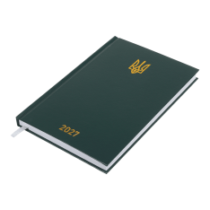 Щоденник датований Buromax Airy 2027р A5 з бумвінілу 320 сторінок зелений BM.21165-04. Фото 3
