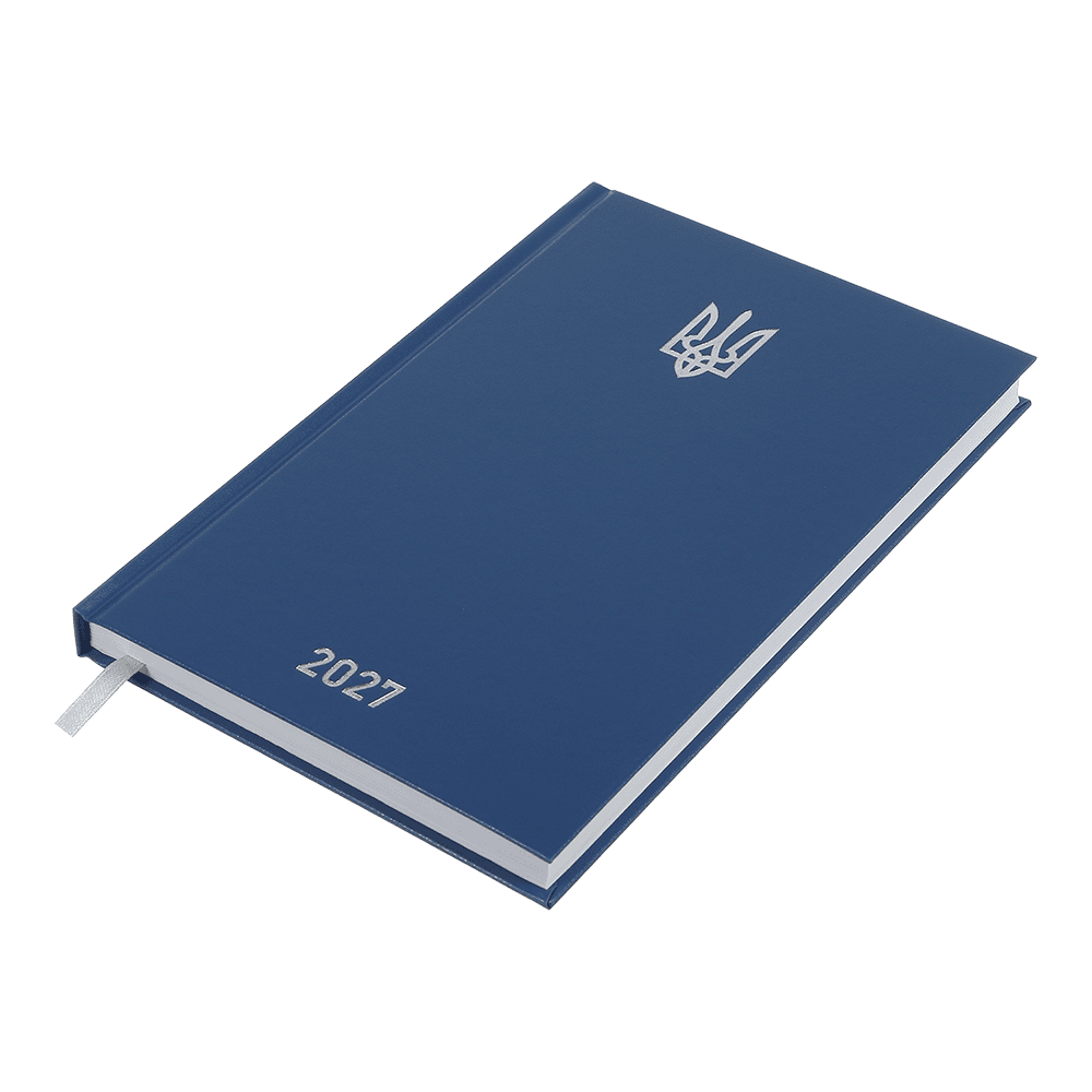 Щоденник датований Buromax Airy 2027р A5 з бумвінілу 320 сторінок синій BM.21165-02. Фото 3