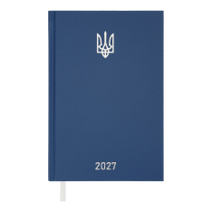 Щоденник датований Buromax Airy 2027р A5 з бумвінілу 320 сторінок синій BM.21165-02