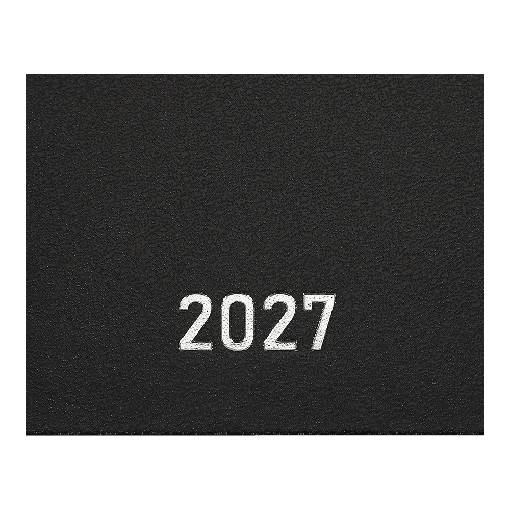 Щоденник датований Buromax Airy 2027р A5 з бумвінілу 320 сторінок чорний BM.21165-01. Фото 5