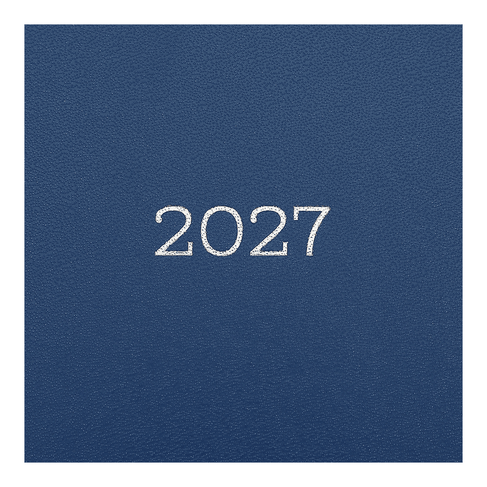 Щоденник датований Buromax Simple 2027р A5 з бумвінілу 320 сторінок синій BM.21166-02. Фото 4