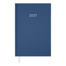 Щоденник датований Buromax Simple 2027р A5 з бумвінілу 320 сторінок синій BM.21166-02