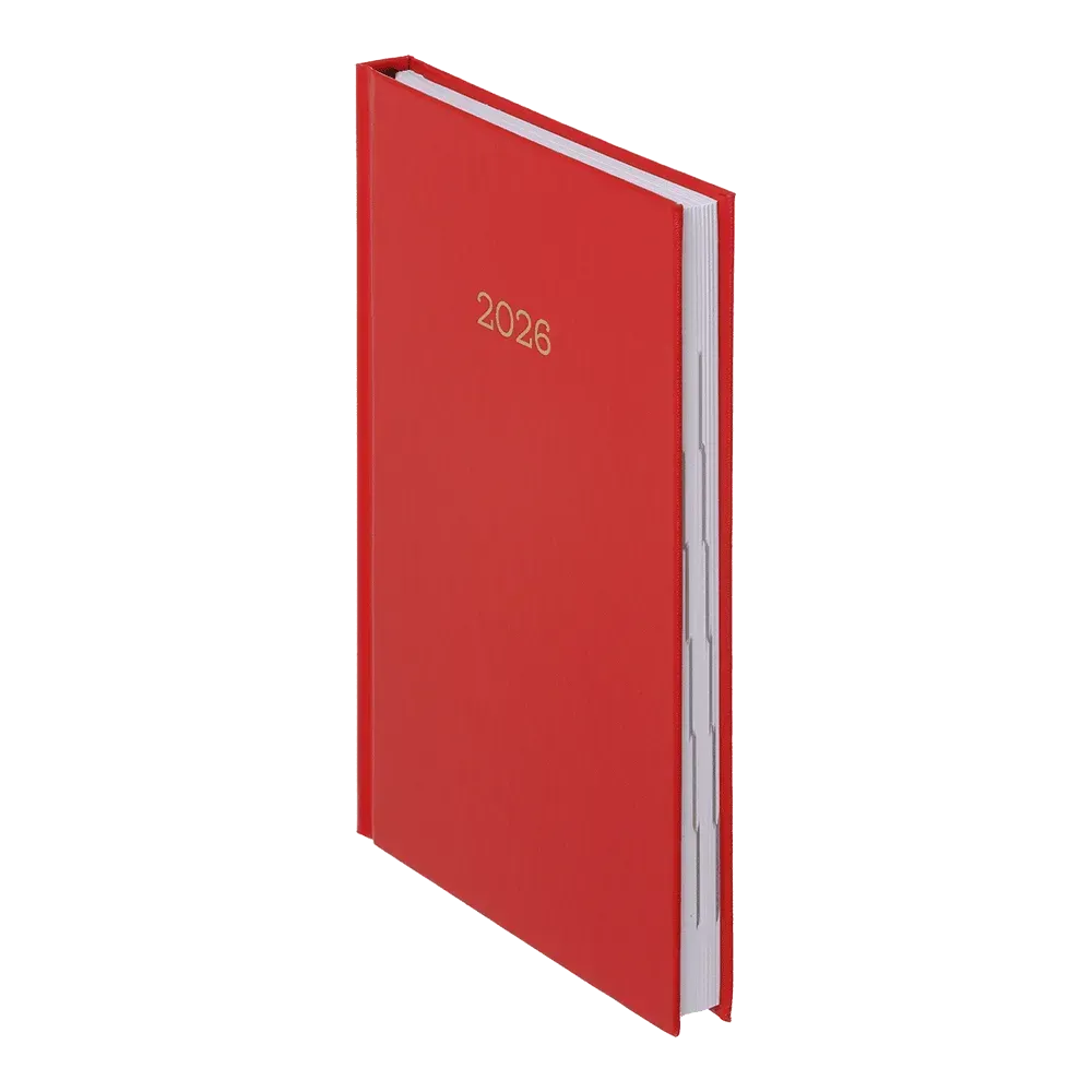 Щоденник датований Buromax Simple A5 з бумвінілу 320 сторінок червоний BM.21166-05. Фото 2