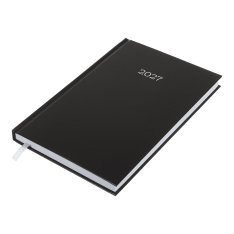 Щоденник датований Buromax Simple 2027р A5 з бумвінілу 320 сторінок чорний BM.21166-01. Фото 3