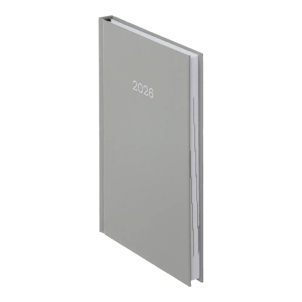 Щоденник датований Buromax Simple A5 з бумвінілу 320 сторінок сірий BM.21166-09. Фото 2