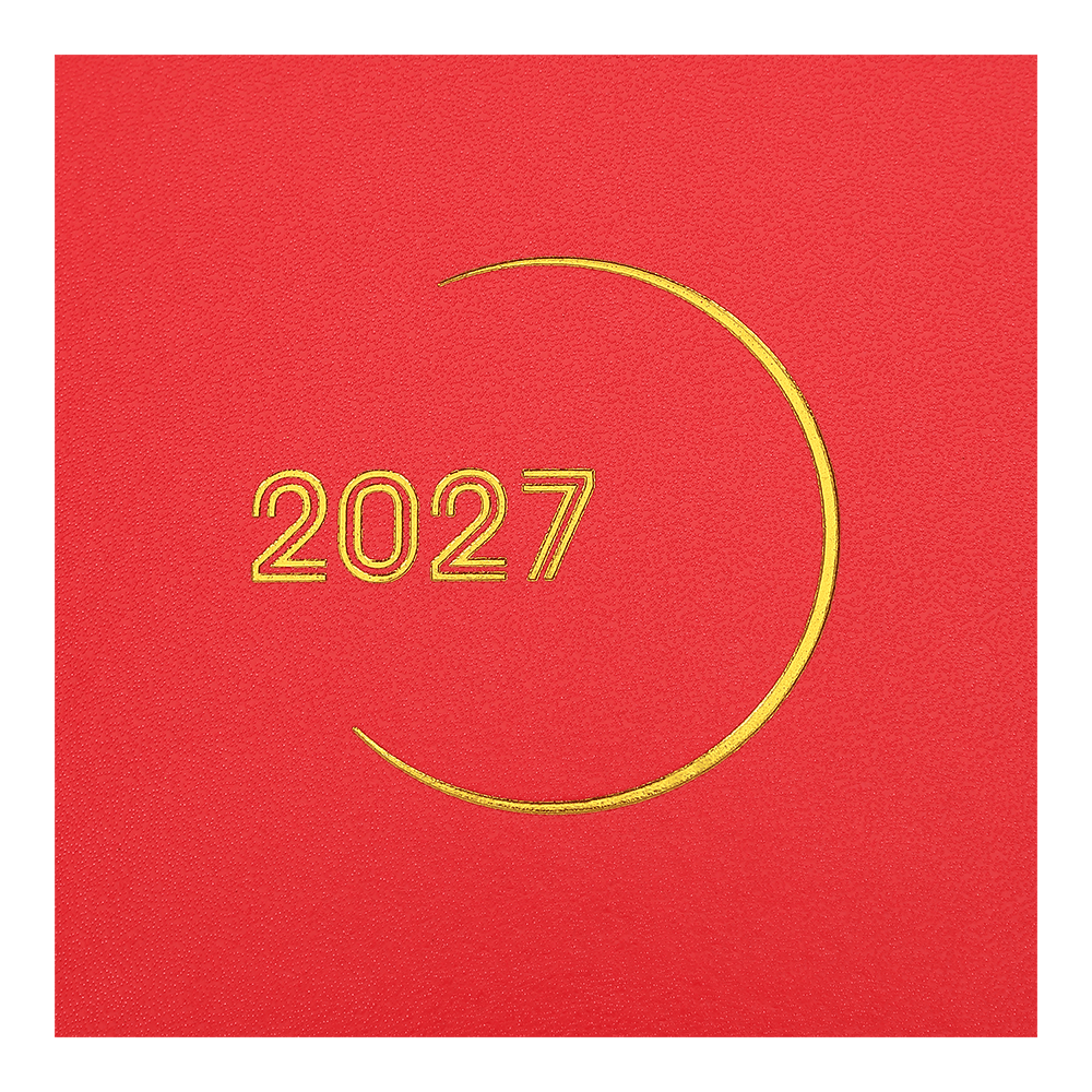 Щоденник датований Buromax Madam 2027р A5 з бумвінілу 320 сторінок малиновий BM.21170-29. Фото 4