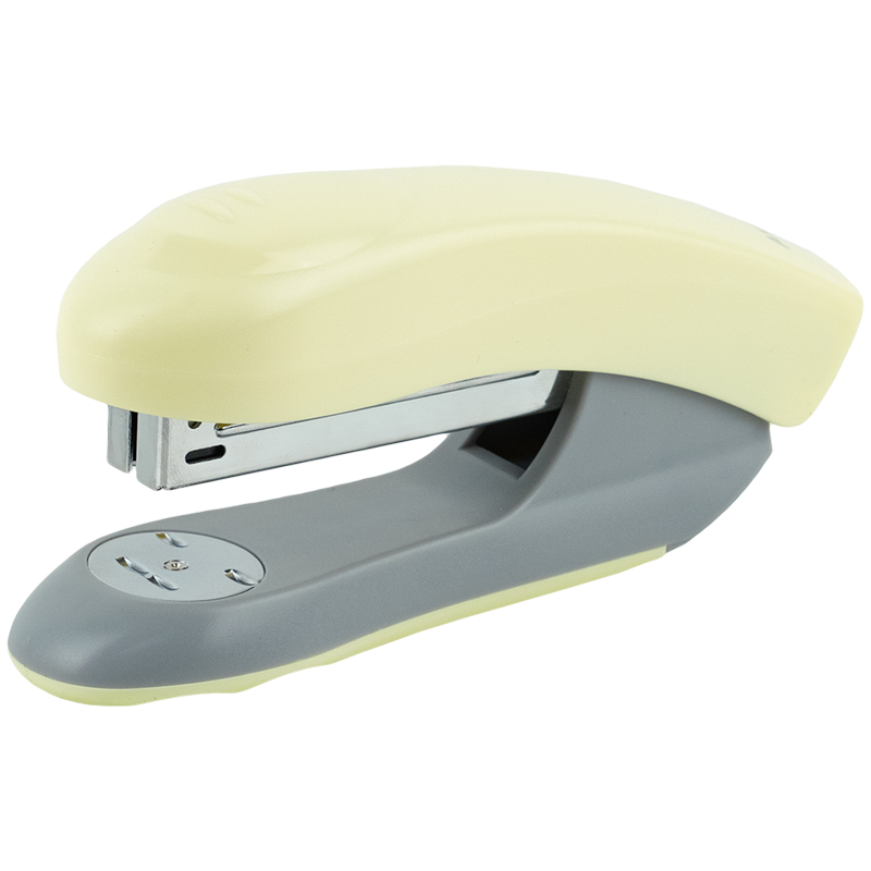 Степлер Axent 4820-08-A Welle-2 пласт., №24/6, 20 арк., Pastelini, жовтий