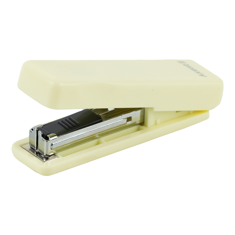 Степлер Axent 4910-08-A MINI пласт., №10, 10 арк., Pastelini, жовтий