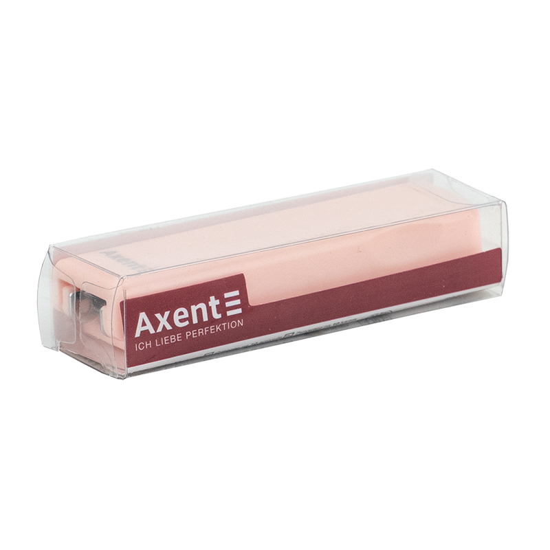 Степлер Axent 4910-10-A MINI пласт., №10, 10 арк., Pastelini, рожевий. Фото 3