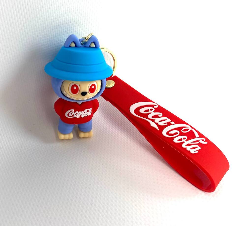 Брелок лабубу Coca Cola  7см гумовий  12(24)/600. Фото 4