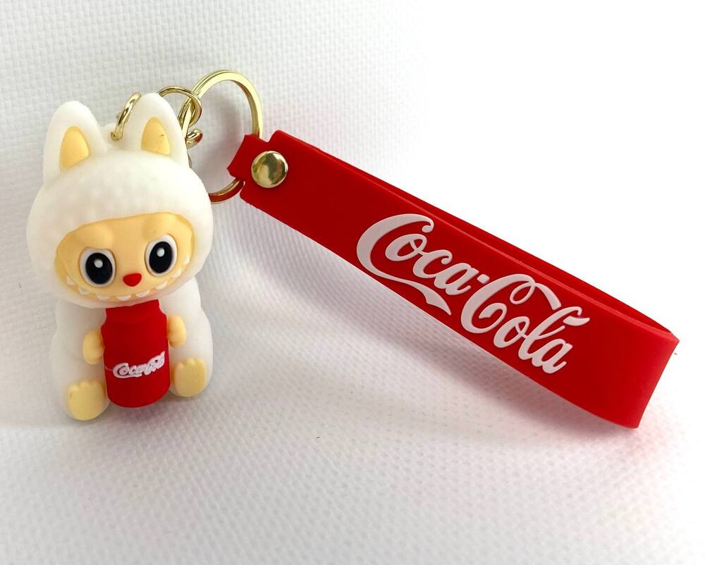 Брелок лабубу Coca Cola 7см гумовий 12(24)/600. Фото 6