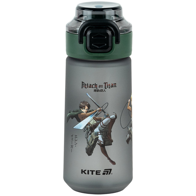 Пляшечка для води Kite Attack on Titan AT25-1213, 560 мл, сіра