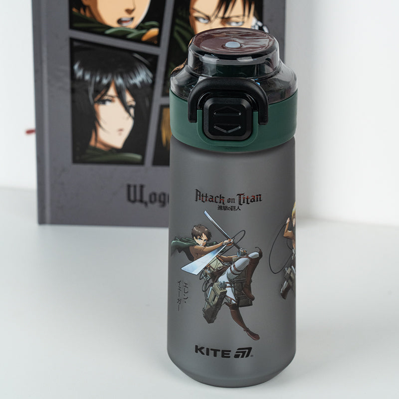 Пляшечка для води Kite Attack on Titan AT25-1213, 560 мл, сіра. Фото 7