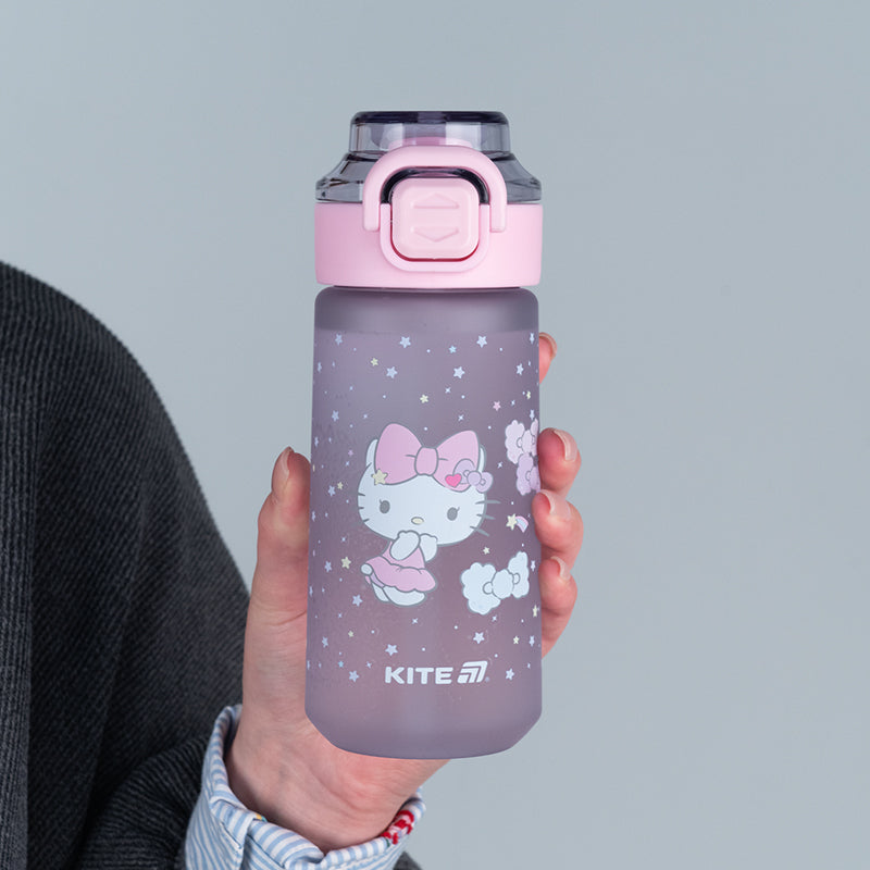 Пляшечка для води Kite Hello Kitty HK25-1213, 560 мл, сіра. Фото 4